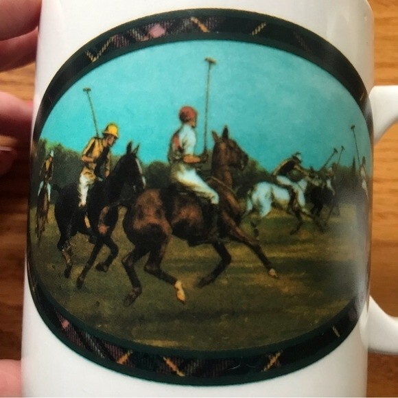 Vintage Ralph Lauren POLO Limited Edition Equestrian Coffee Mug Set - Picture 2 of 5